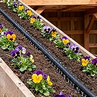 Vista 9 de Atlantic Manguera corta de remojo de 2 pies x 1/2 pulgadas, mangueras de agua para riego de cimientos, camas de jardín, jardín, césped y plantas