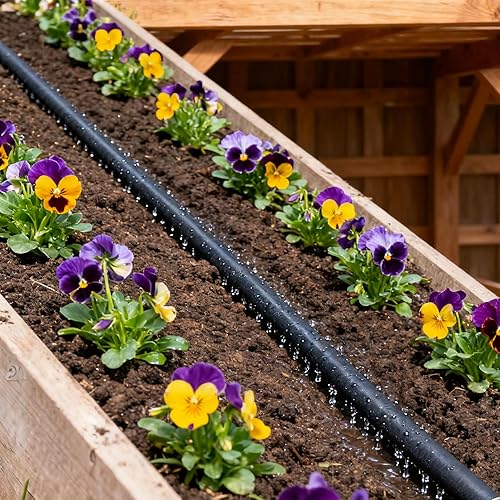 Miniatura 9 de Atlantic Manguera corta de 12 pulgada x 2 pies, conectores de latón macizo con revestimiento de grado alimenticio, mantiene tus plantas saludables