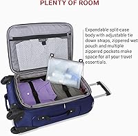 Vista 93 de SwissGear - Equipaje suave expandible Sion con ruedas, Negro