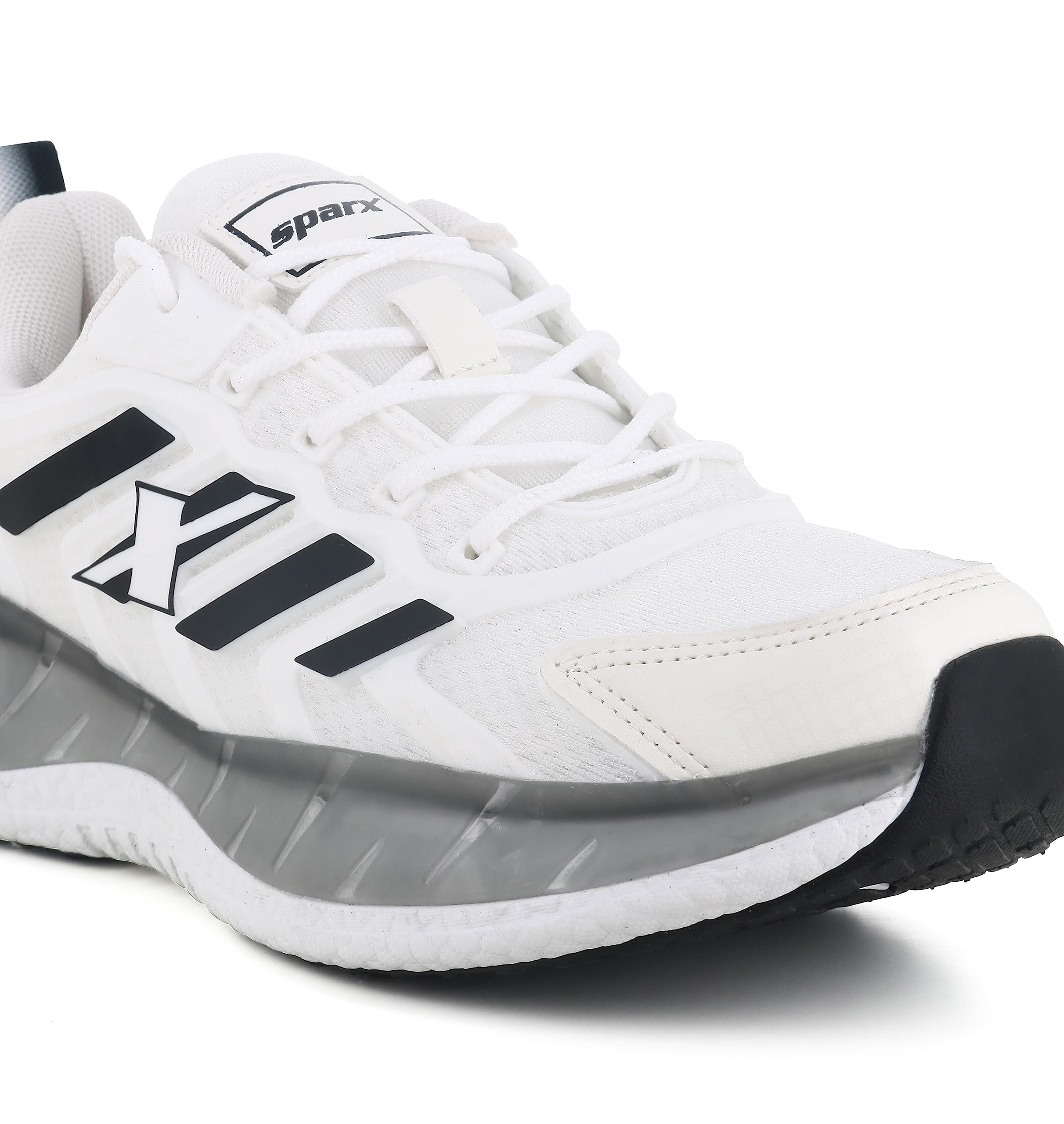 SPARX Men's Shoes, White Black, 8UK,SX0801GWHBK0008 3