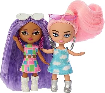 Amazon.co.jp: バービー エクストラミニミニ人形 5個パック 小さな人形