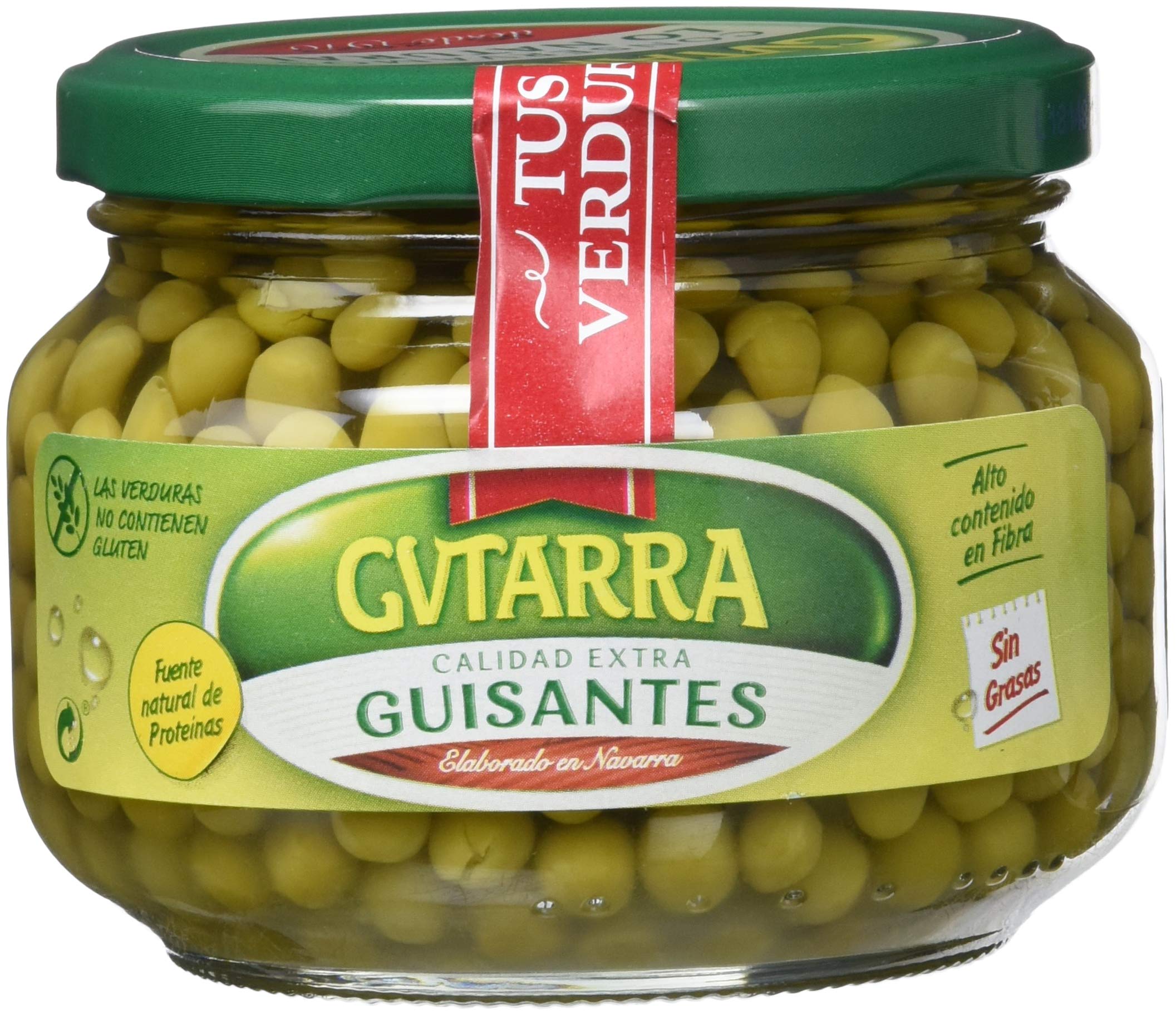 Gvtarra Guisantes - Paquete De 6 X 215 Gr, 1290 g - Pack de 6
