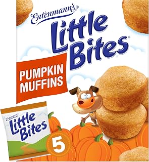 Entenmann's Little Bites Seasonal Limited Edition Pumpkin Mini Muffins | 1 pack (5 pouches)
