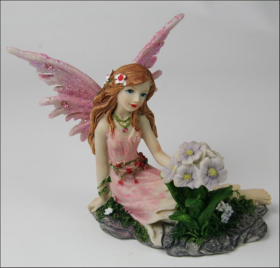 Amazon.co.jp: WorldWideSlides 神話の妖精ガーデンセット ピンク色の