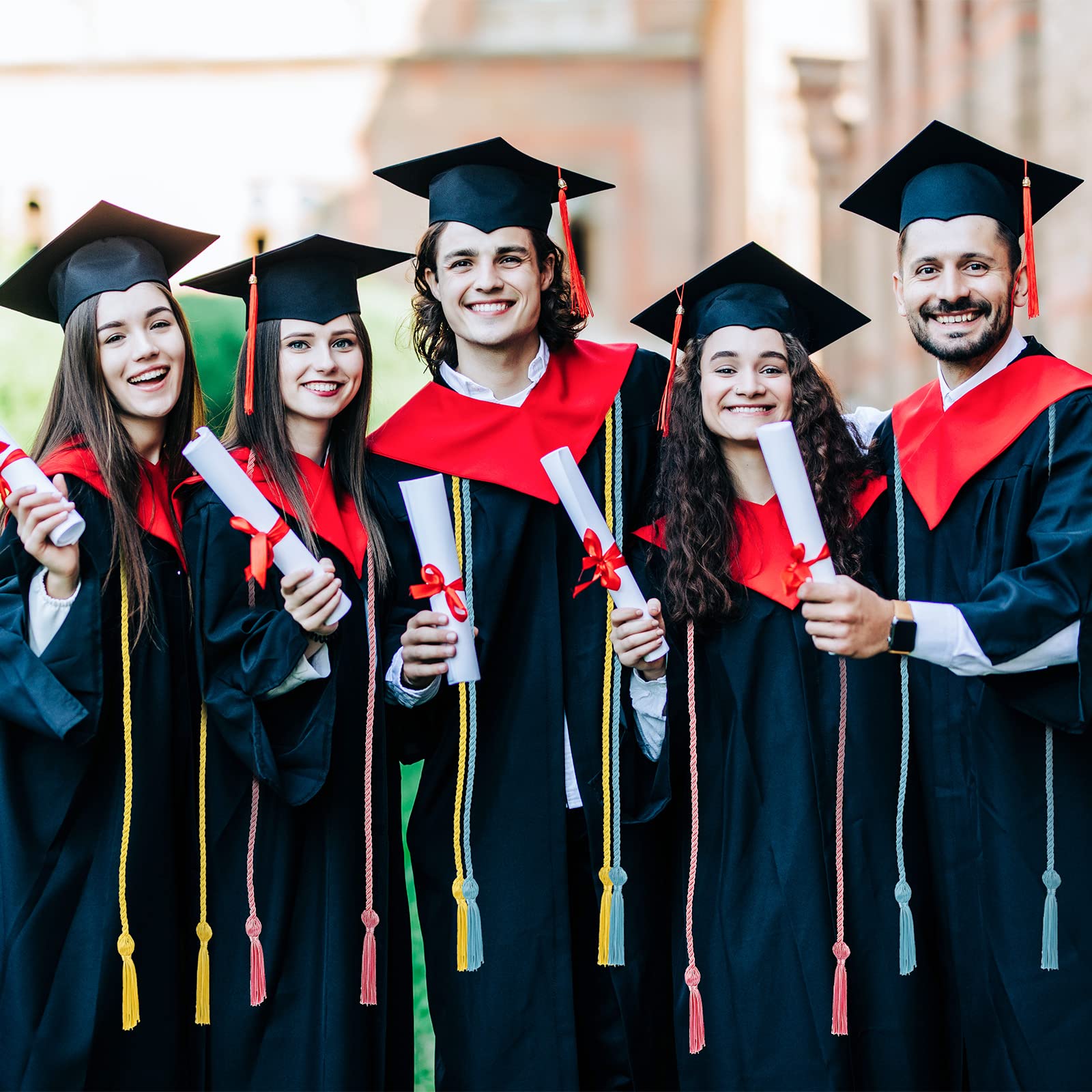 Snapklik.com : 6 Pcs Graduation Cords Rope Belt Honor Cords Graduation ...