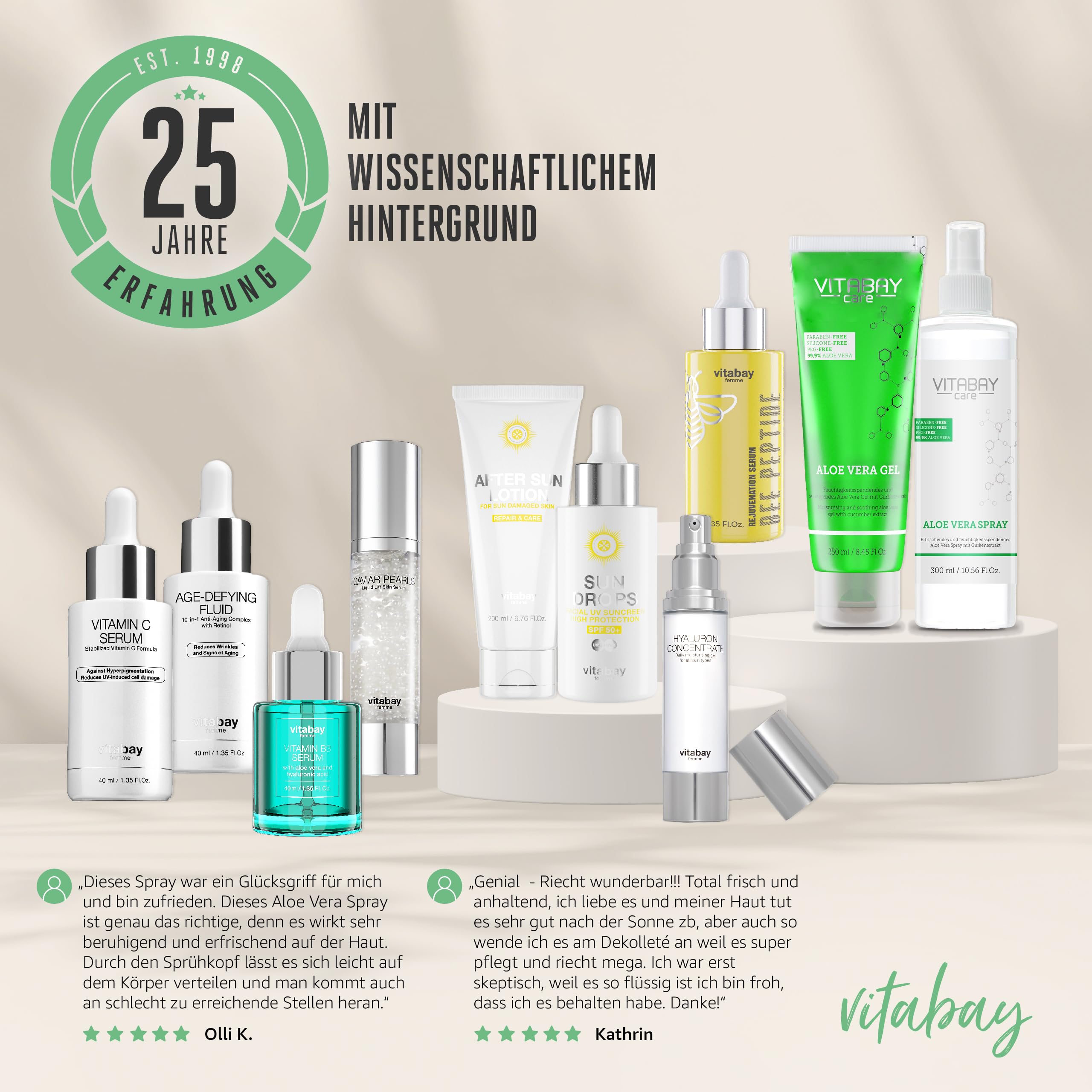 Vitabay Aloe Vera Spray 100 Prozent (99.9%) 600ml - Aloe Vera After Sun Spray  Sonnenbrand - Aloe Vera Spray Haare Feuchtigkeitsspray Haare Naturkosmetik  - Bodylotion Spray Gesichtsspray Feuchtigkeit : Amazon.de: Drogerie &  Krperpflege