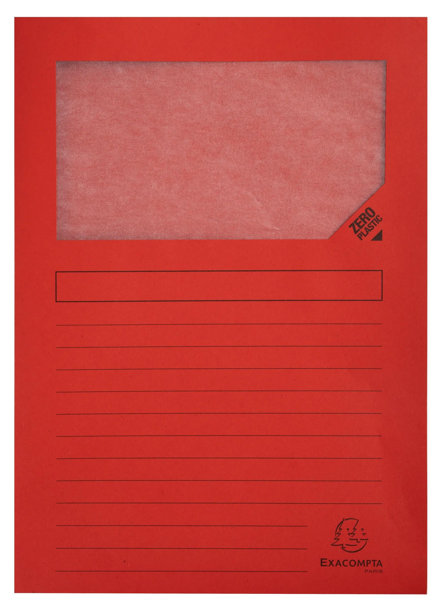 Exacompta 400 cart. con finestra senza plastica a soffietto Super assortite