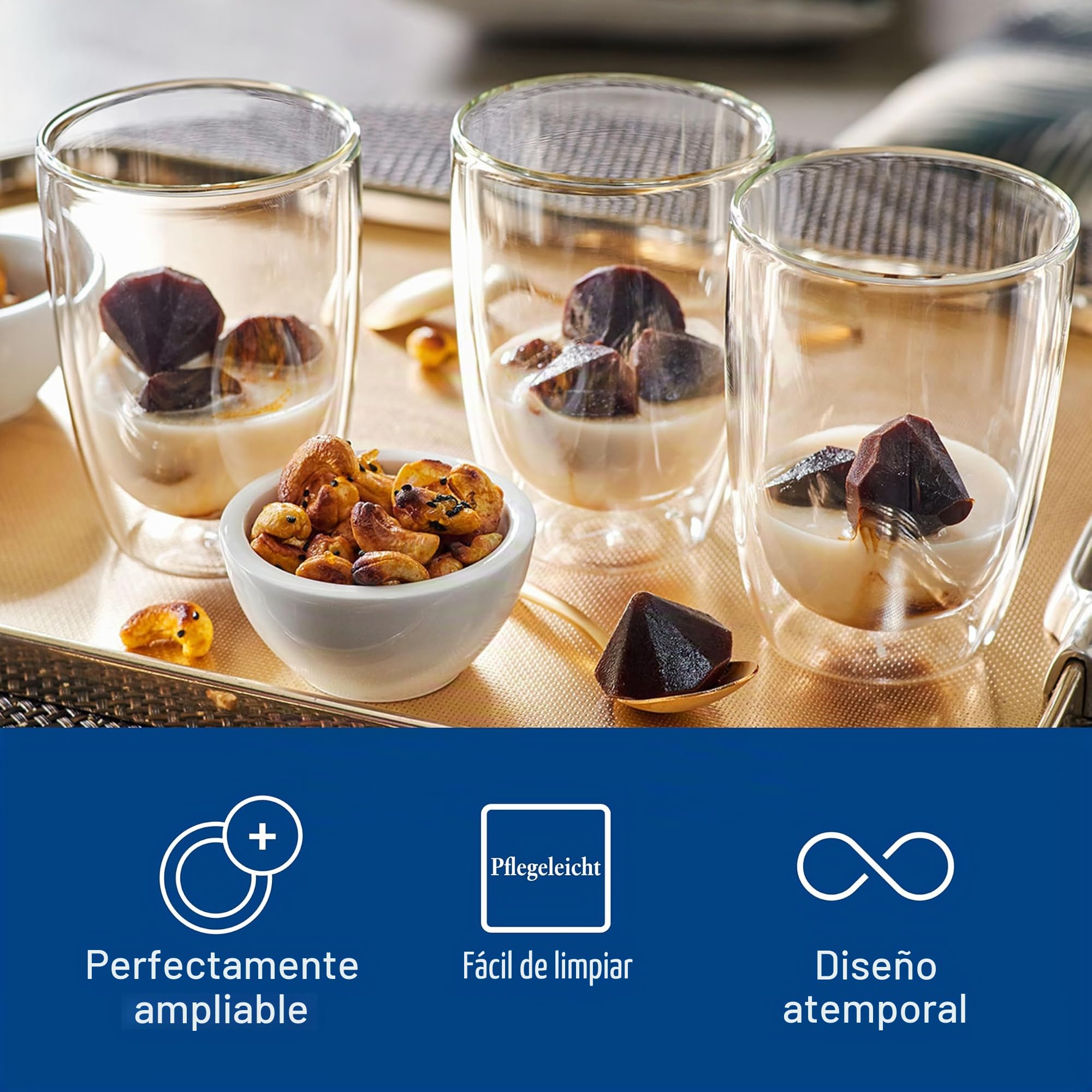 Villeroy & Boch Artesano Hot&Cold Beverages Tazas de té, 0.39 litros, medido hasta el borde, Vidrio borosilicatado