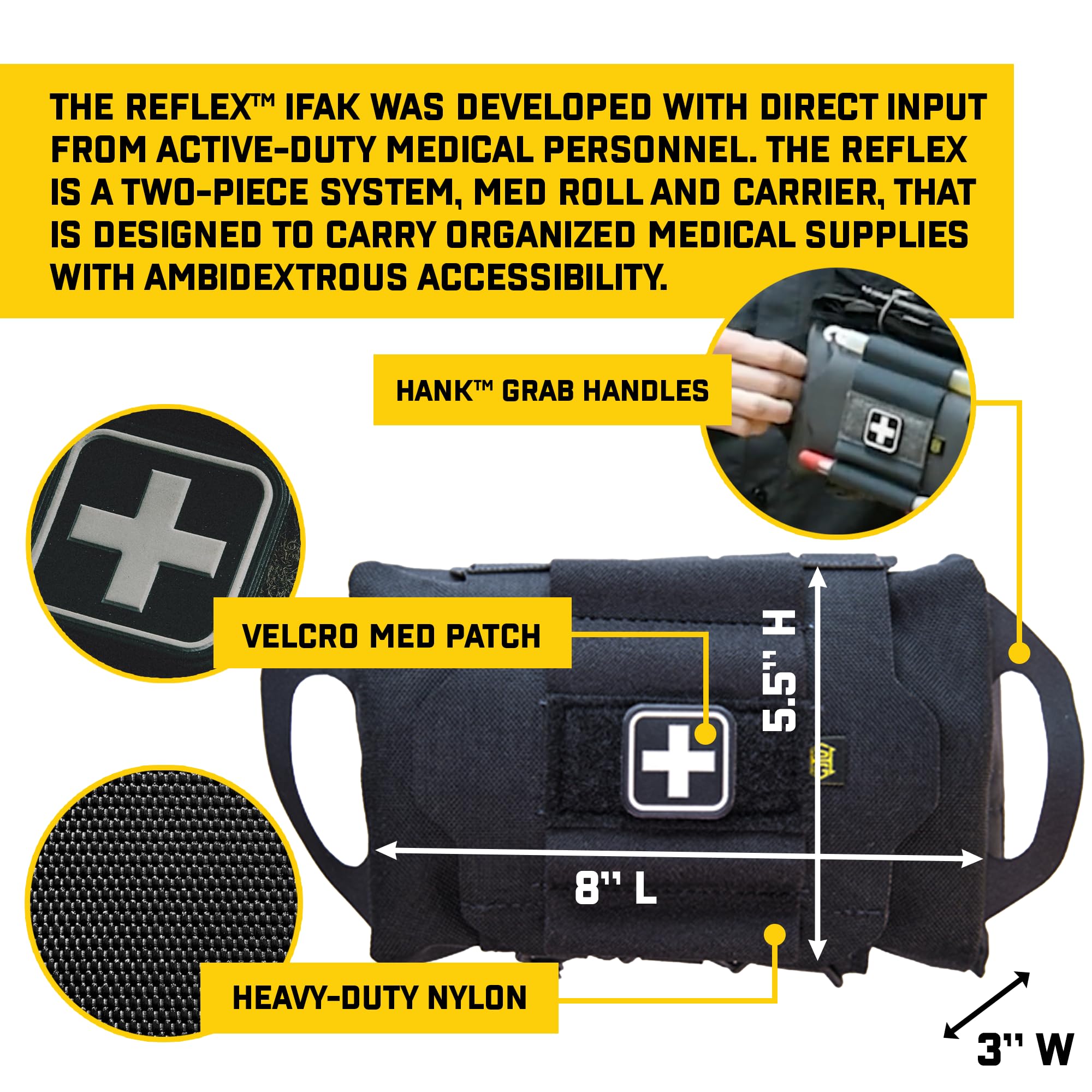 その他 High Speed Gear REFLEX IFAK SYSTEM Amazon.com: High Speed Gear - Reflex IFAK System, Police