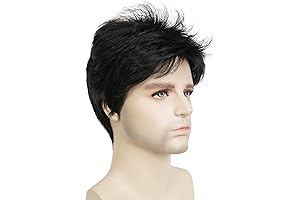 Tony Montana Wig Natural Short Straight Hair Synthetic Full Wigs
