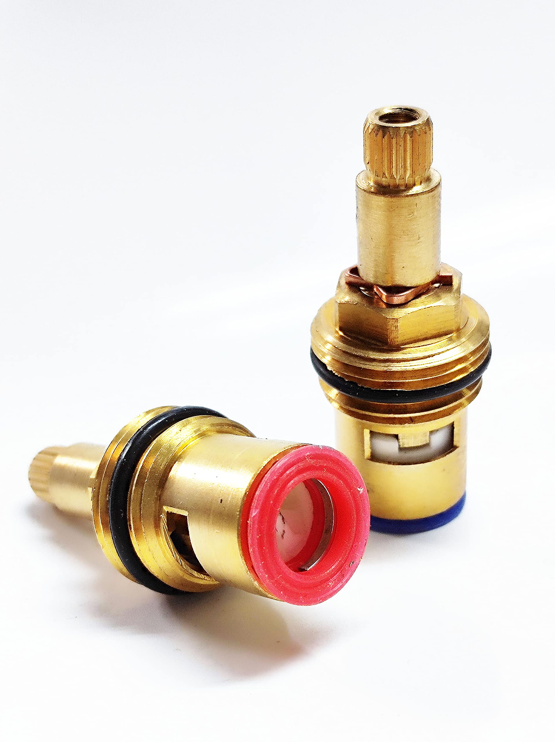 Vitoni Per Rubinetti 2 Pezzi - In Ceramica, Per Acqua Fredda/Calda, Oro, 53mm - Foto 10