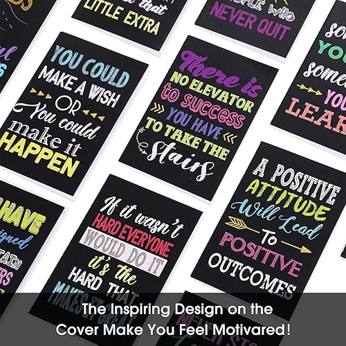 Miniatura 4 de Bloc de notas inspirador, mini cuaderno motivacional, diario de bolsillo pequeño, cuaderno inspirador para escuela, oficina, viajes, suministros de