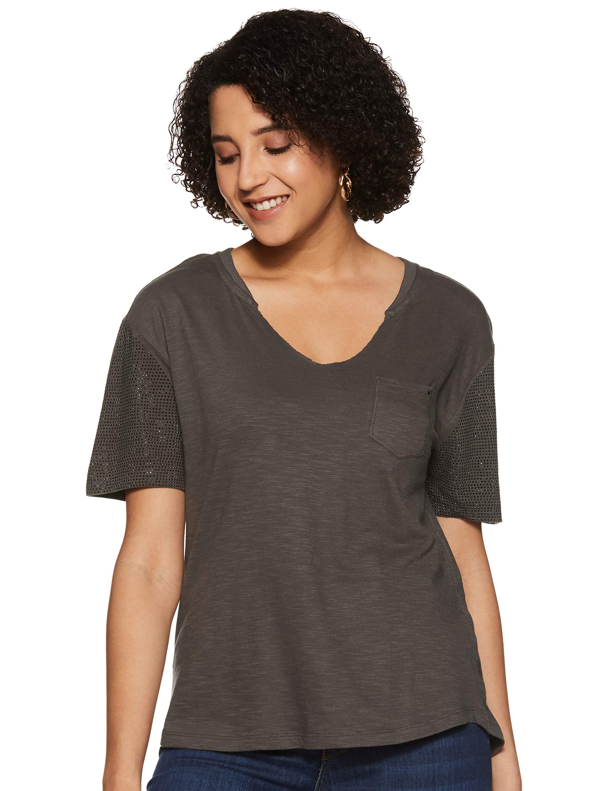 Buy Ms Taken by Kriti Sanon Women's Regular Fit Top