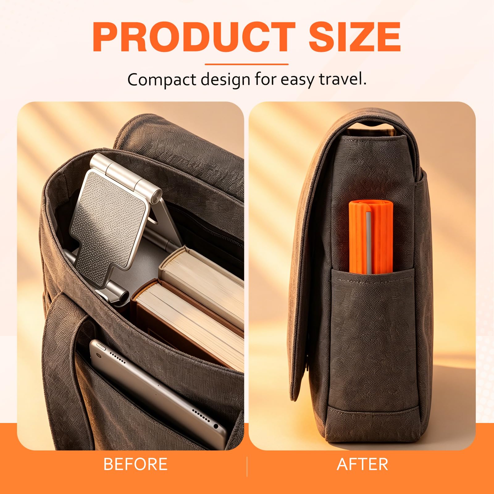 Sabary Confezione da 2 supporti flessibili in silicone per telefono, pieghevoli, regolabili, portatili, antiscivolo, pieghevoli, per scrivania, viaggi, ufficio, tablet, laptop e tapis roulant