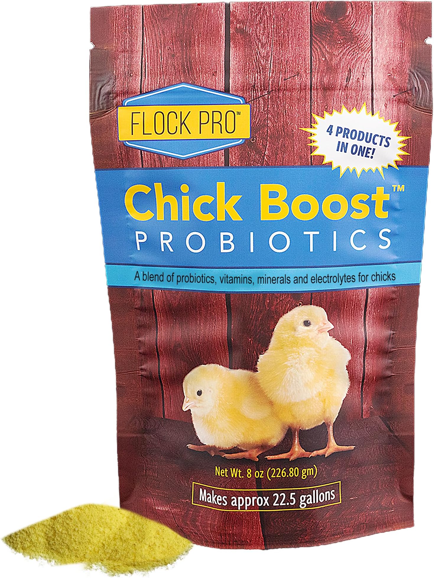 Animal Health Solutions - Chick Boost Probiotics, Help Boost Immunity in Newly Hatched (8 ounces)