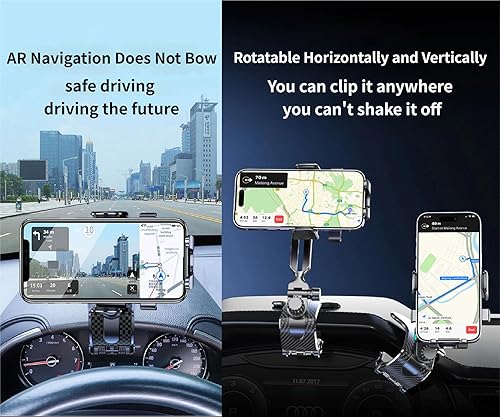 Miniatura 2 de Synchgadgets Phone Holder,360 Dashboard Phone Holder,Multifunctional Dashboard Phone Mount for Car (A*2PCS)