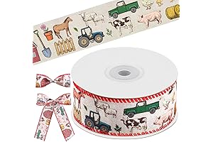 Charming Rustic Pig Ribbon for Enchanting Celebrations