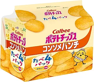 カルビー ポテトチップスコンソメパンチたべよんパック 96g×8袋