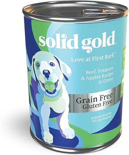 Miniatura 24 de Solid Gold Alimento húmedo para perros adultos y mayores, alimento húmedo sin granos con pollo real, salmón, probióticos y superalimentos