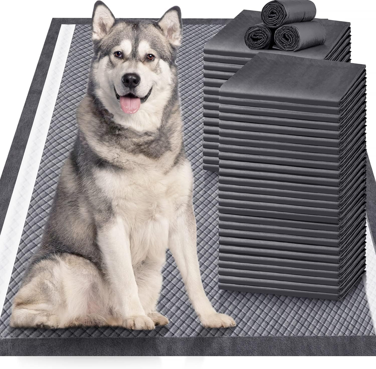 Gimars Almohadillas de carbón extra grandes XXL para orina de carbón para perros, 9 capas ultra absorbentes, almohadillas de entrenamiento para