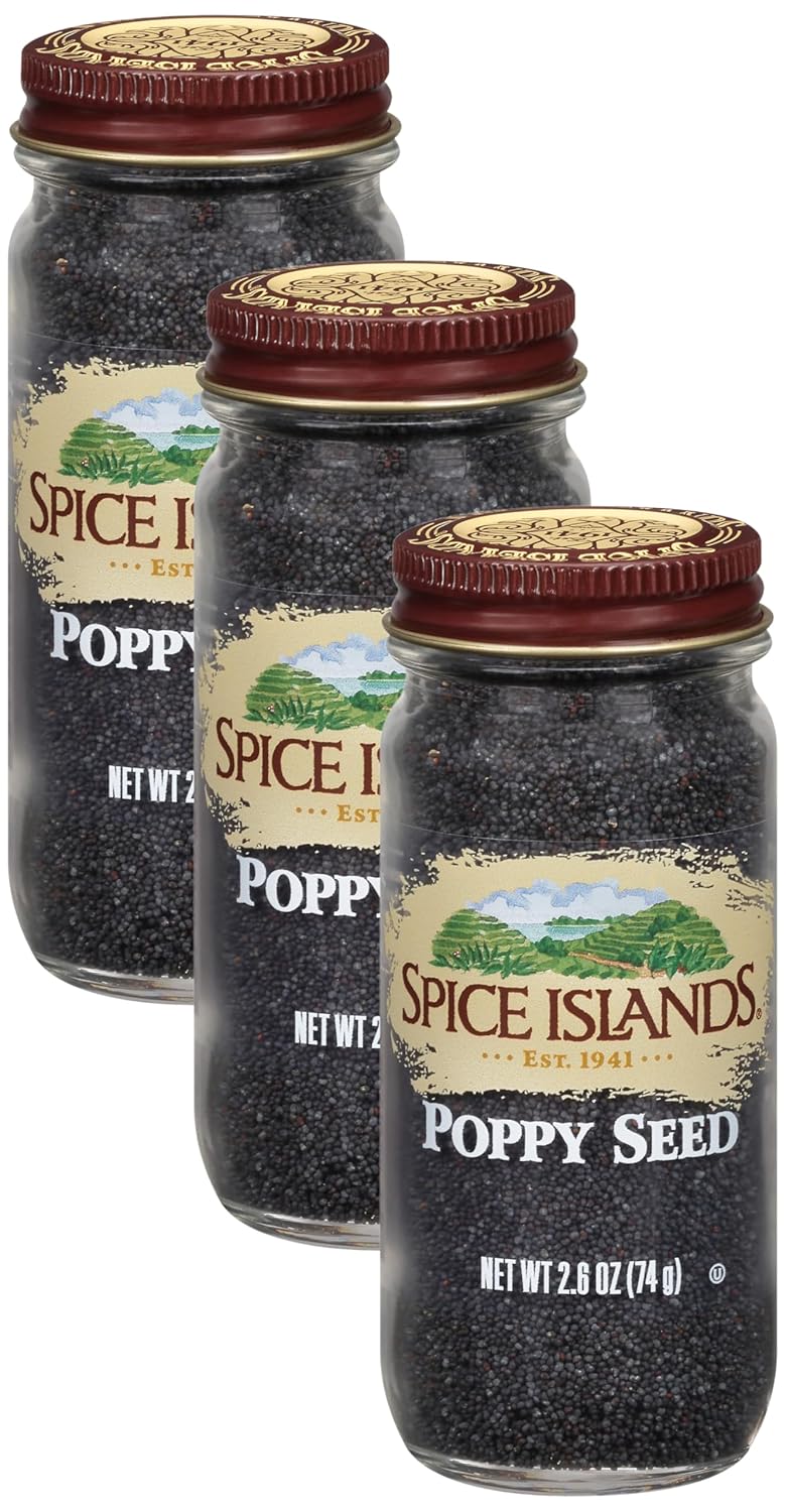 Spice Islands Poppy Seeds, 2.6 Ounce (Pack of 3)
