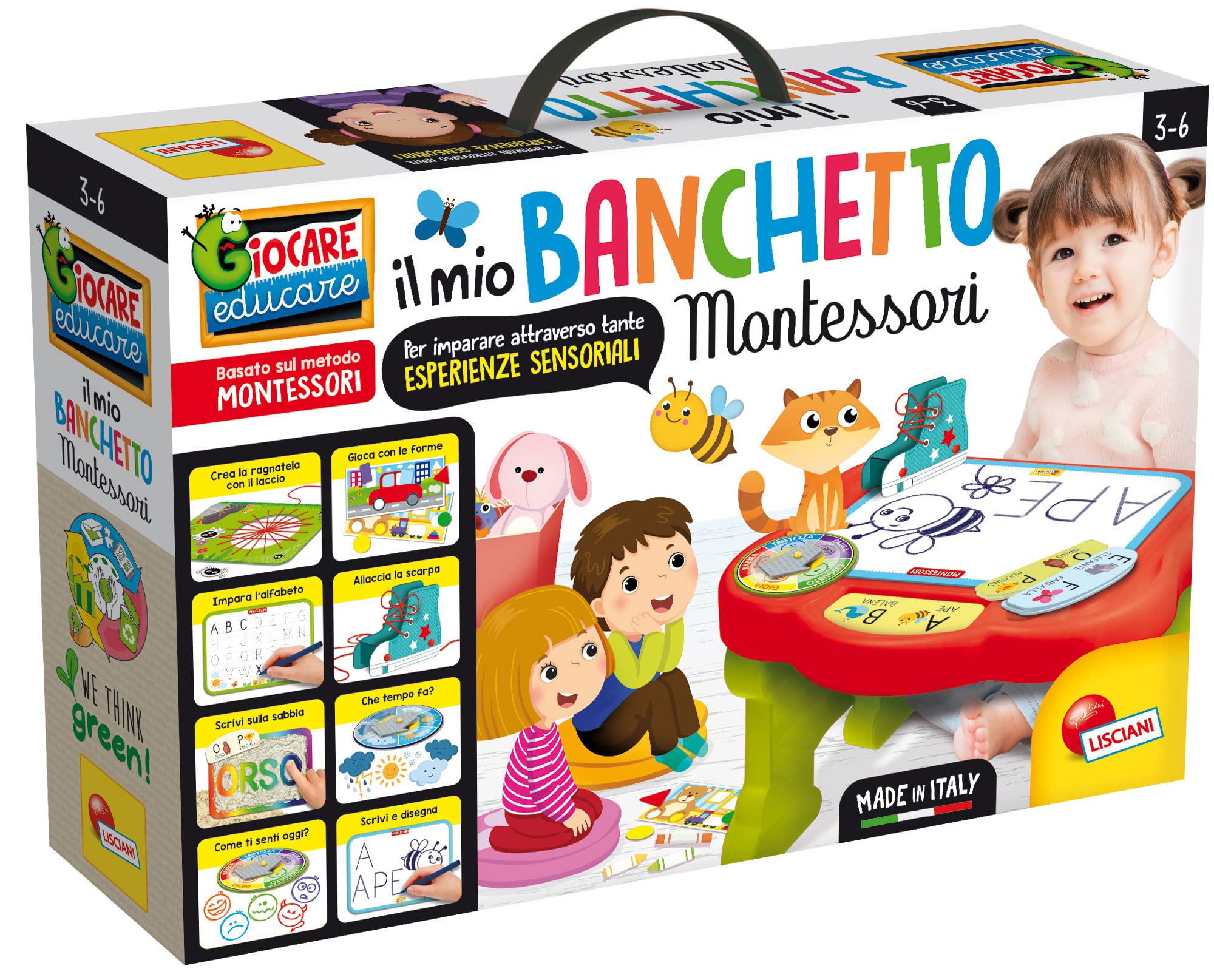 Lisciani Giochi - Montessori Il mio banchetto dei giochi educativi