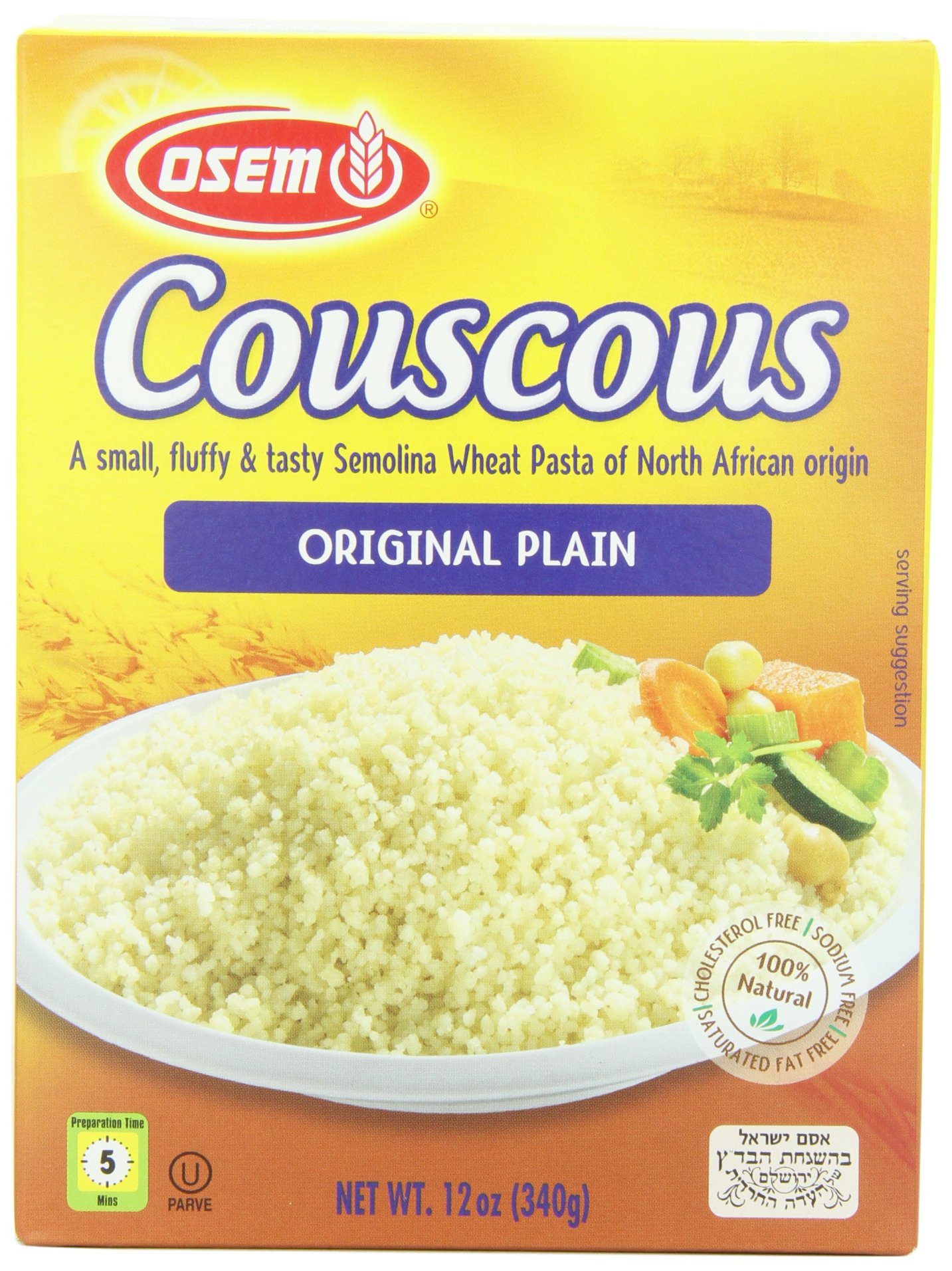 Osem Couscous North African, 12-ounces (Pack of12)