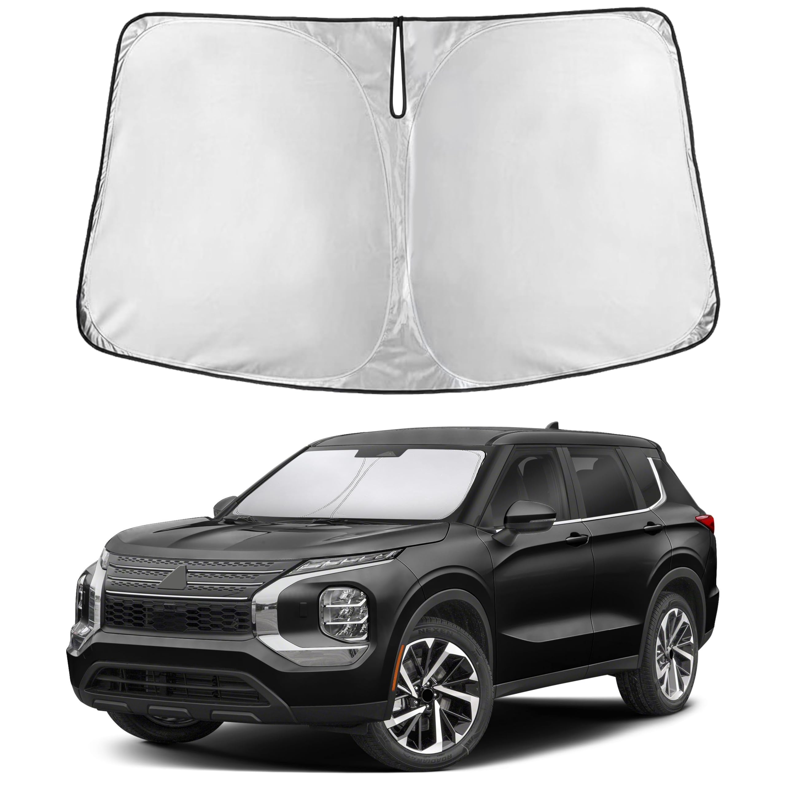 EcoNour Windshield Sun Shade Compatible for Mitsubishi Outlander 2022-2026