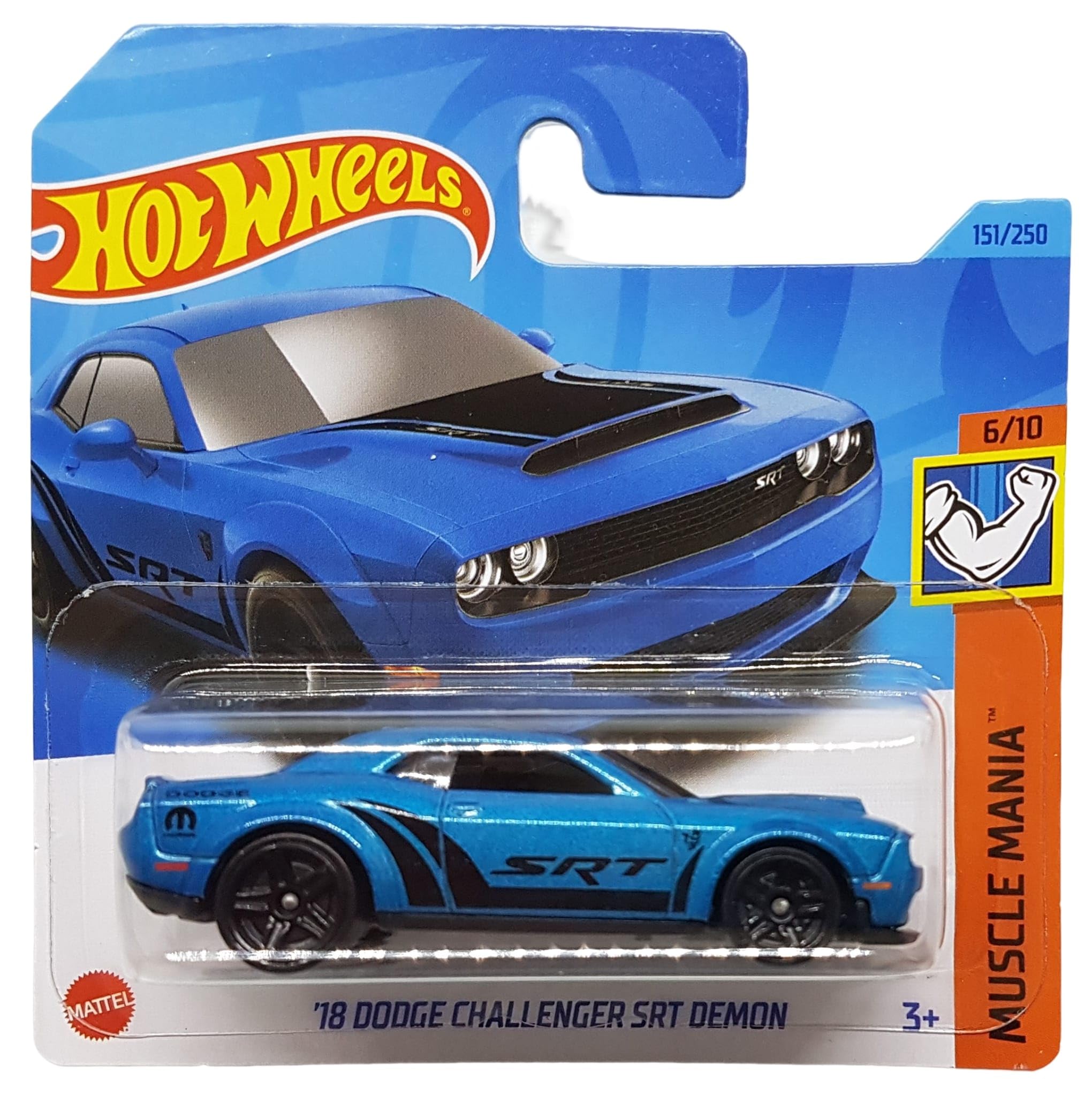ミニカー HotWHeeLs FAST&FURIOUS DODGE CHALLENGER Hot Wheels - ´18 Dodge Challenger SRT Demon - Muscle Mania 6
