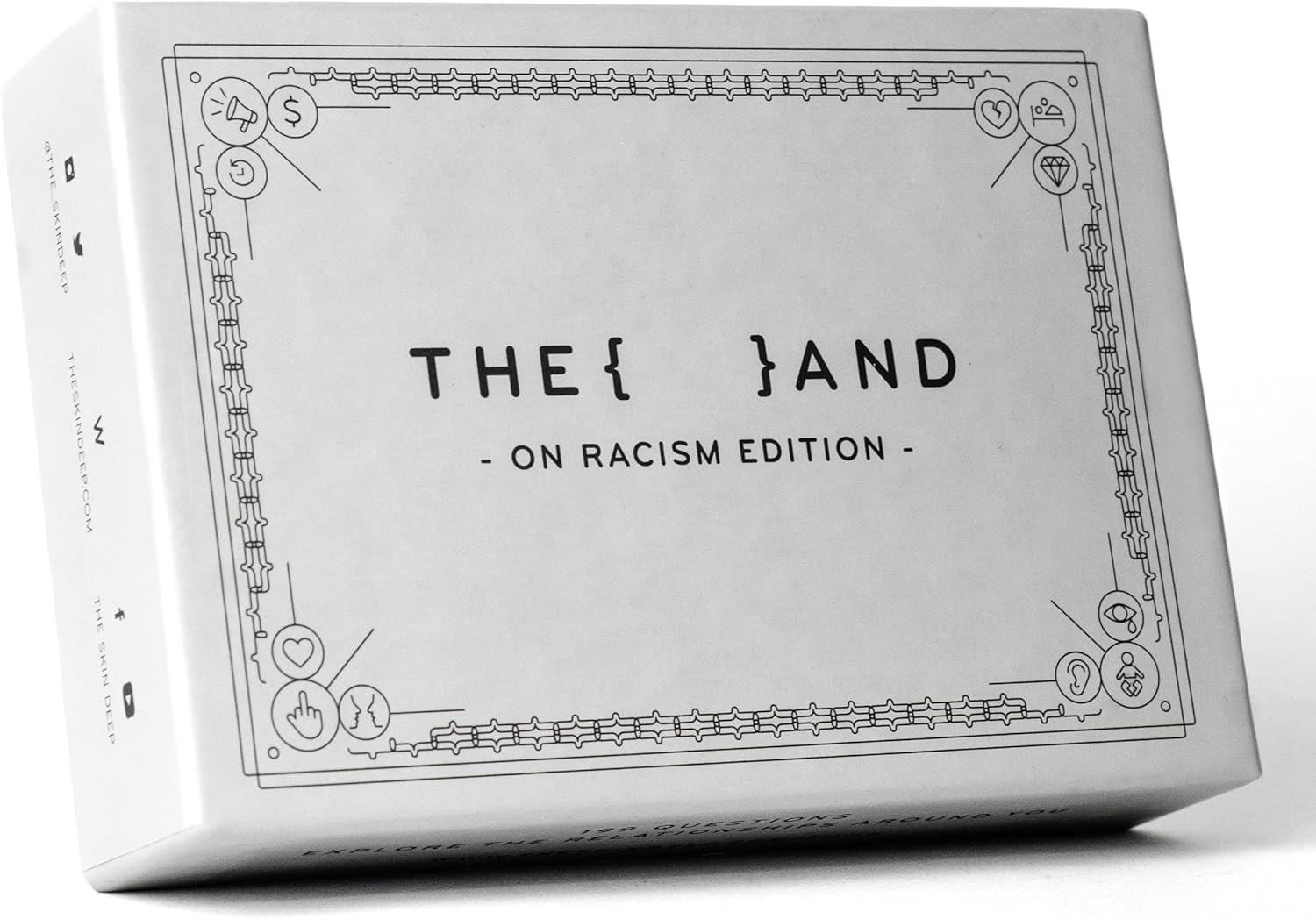 On Racism Edition - 199 Critical Thinking Discussion Cards Around Social Justice, Racial Equity, & Prejudice - Create Open and Honest Dialogue on Human Rights & Diversity by The Skin Deep