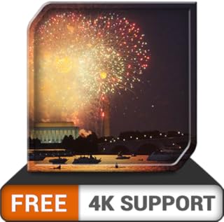 fogos de artifício gratuitos à beira-mar HD, decore suas celebrações com uma bela iluminação na sua TV HDR 8k 4k e dispositivos de incêndio como papel de parede e tema de mediação e paz