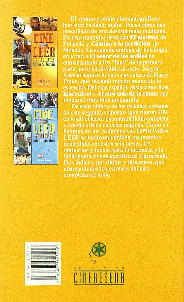 Cine Para Leer 2002 Julio-Diciembre