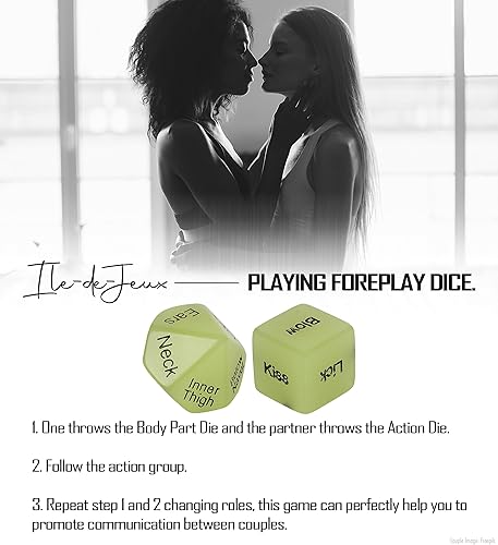 Miniatura 4 de Juego de 5 dados sexuales para mujeres, LGBTQ+ para parejas, juego sexual de orgullo. Dados de amor traviesos, noche de juego para adultos, modelo