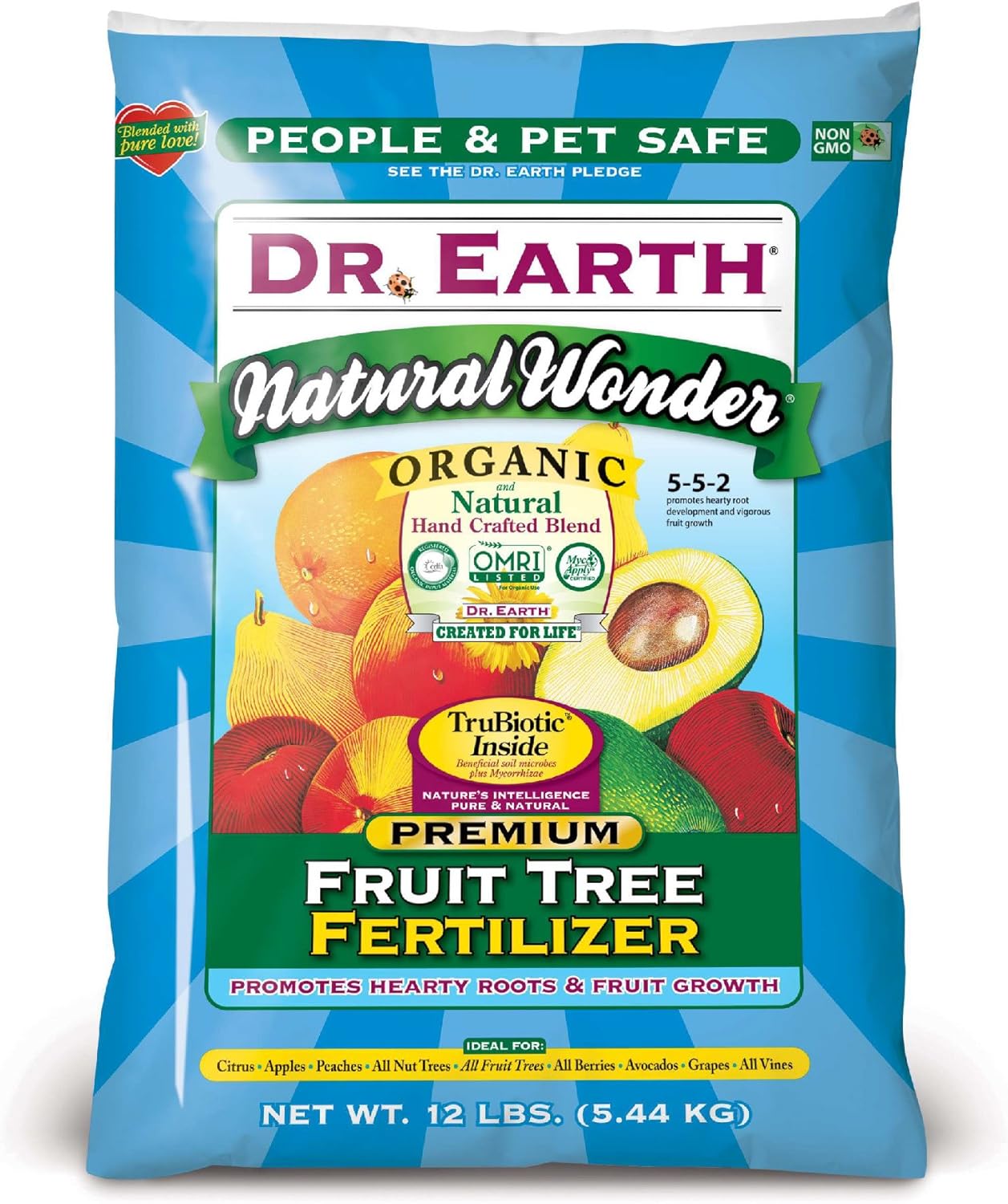 Dr. Earth Organic & Natural MINI Natural Wonder Fruit Tree Fertilizer ( 1 lbs )