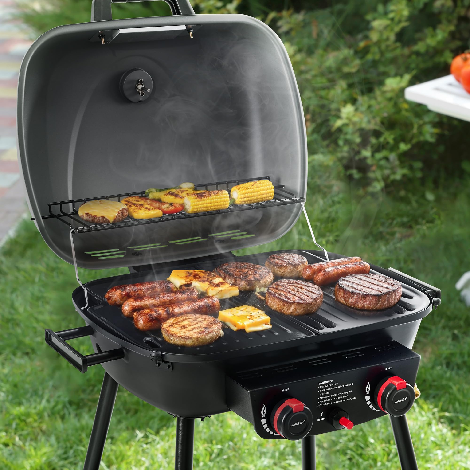 Royal Gourmet Portable 2-Burner Grill - Camping & Tailgating -9