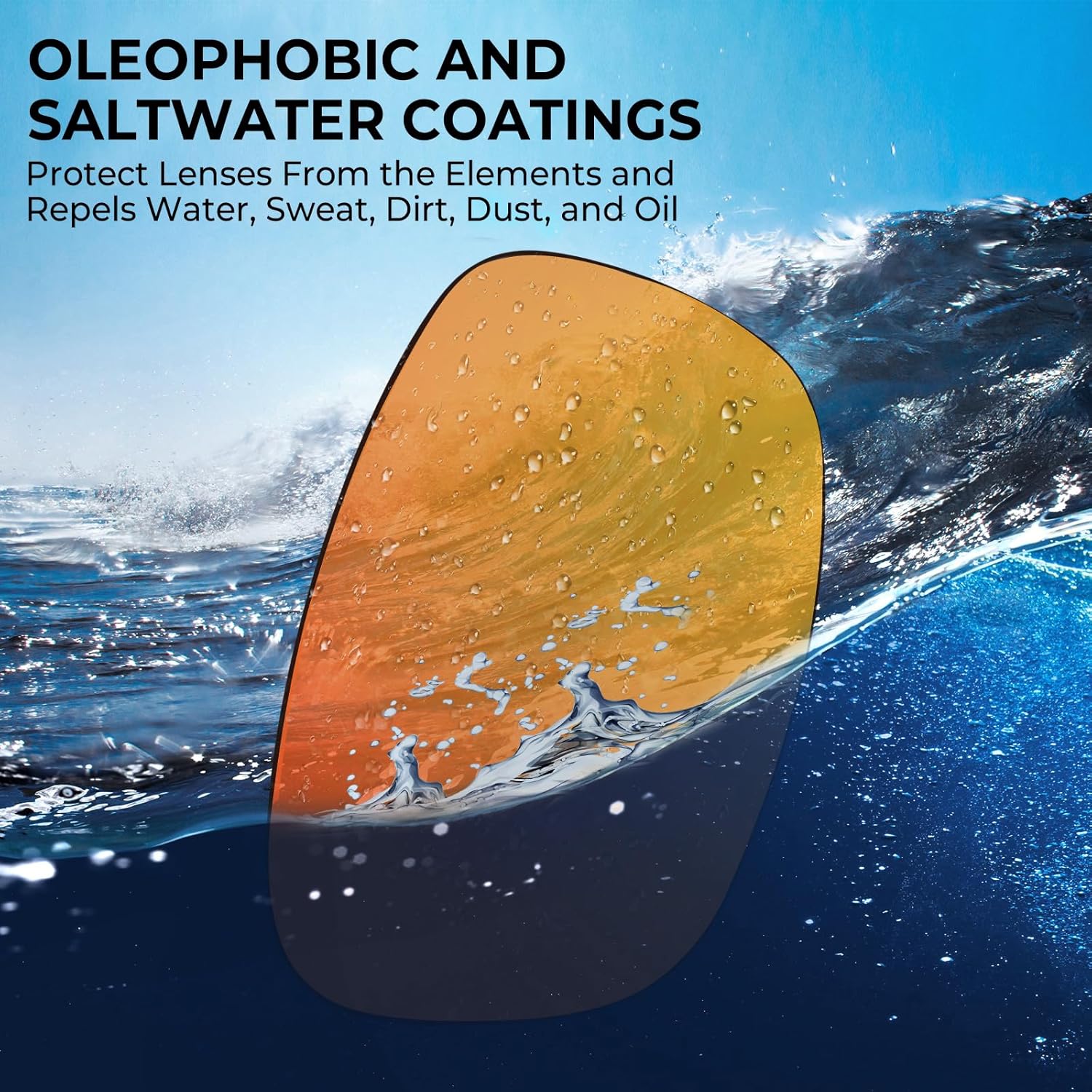 KastKing Raccoon Polarized Sport Sunglasses for Men and Women, Wide Temple Wrap, Ideal for Driving Fishing Cycling Running - Image 5