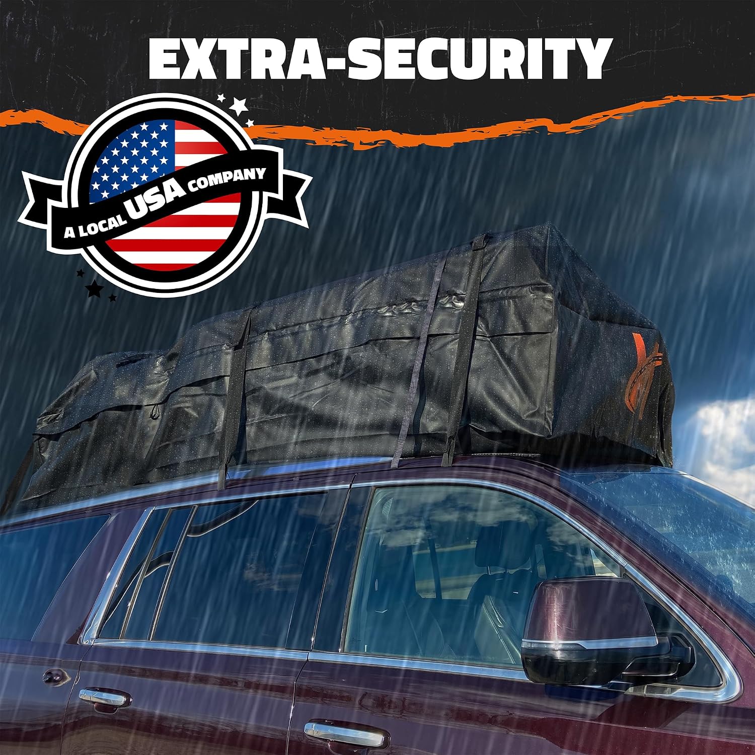 Mockins XXL 50 Cu Ft All-Weather Car Carriers Rooftop Cargo Bag 85"x50"x20"