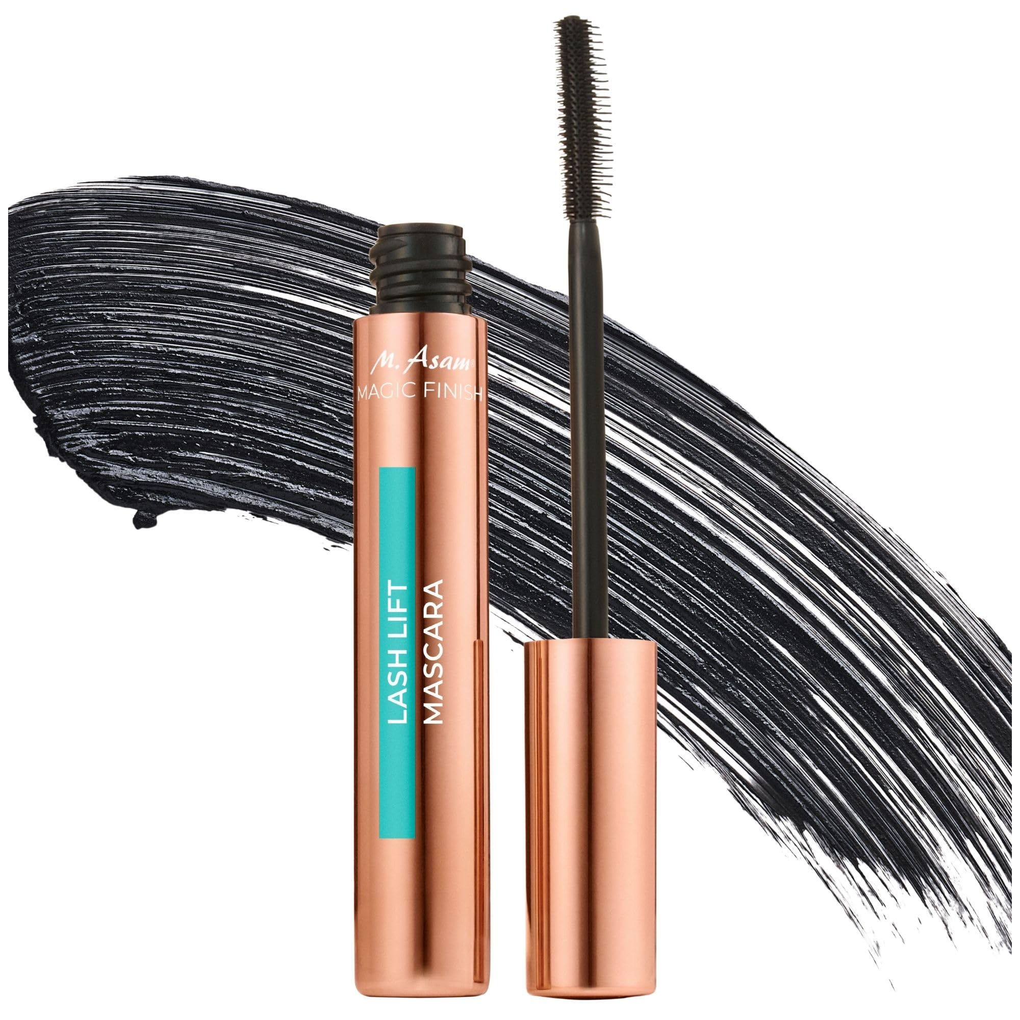 M. Asam MAGIC FINISH Lash Lift Mascara Nero Profondo (10 ml) – Mascara Lash Lift per Ciglia con Maggiore Slancio e Definizione, Non Si Attacca, Per Momenti Mozzafiato