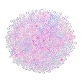 uxcell 2000 Pcs Glass Seed Beads Bulk, 1.5mm Mini Glass Bugle Beads for DIY Earrings, Necklaces, Bracelets, Jewelry Making, Candy Color