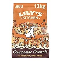 Lily’s Kitchen Con ingredienti naturali Cibo secco per cani adulti Ricetta senza cereali con pollo e anatra Sacco da 12kg