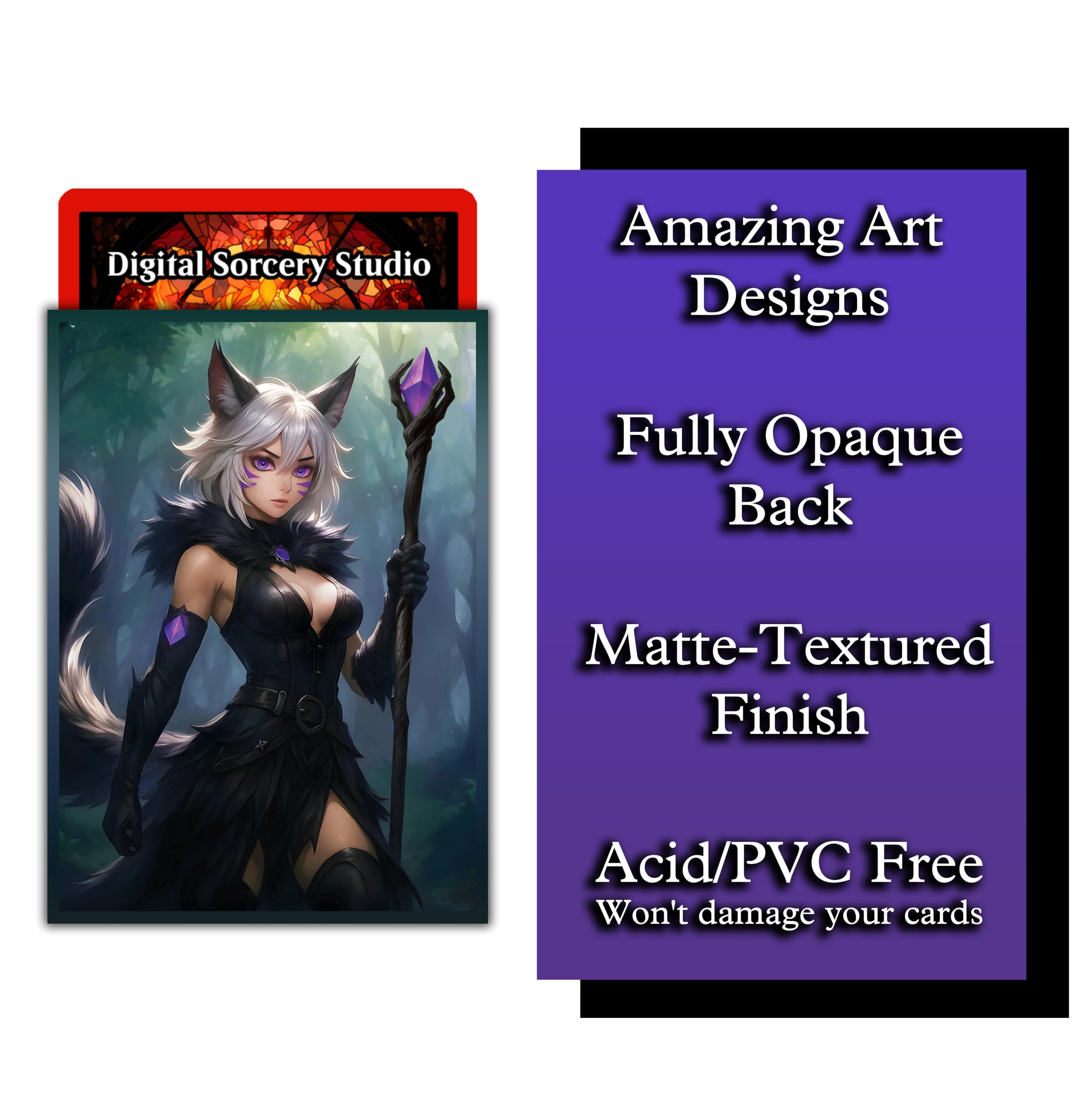 Amazon.com: Anime Cat Warlock Card Sleeves 102 Pack – Compatible with MTG &  TCGs – Perfect for Y'shtola, Night's Blessed & Final Fantasy Commander  Decks – Premium Card Game Sleeves for Magic :