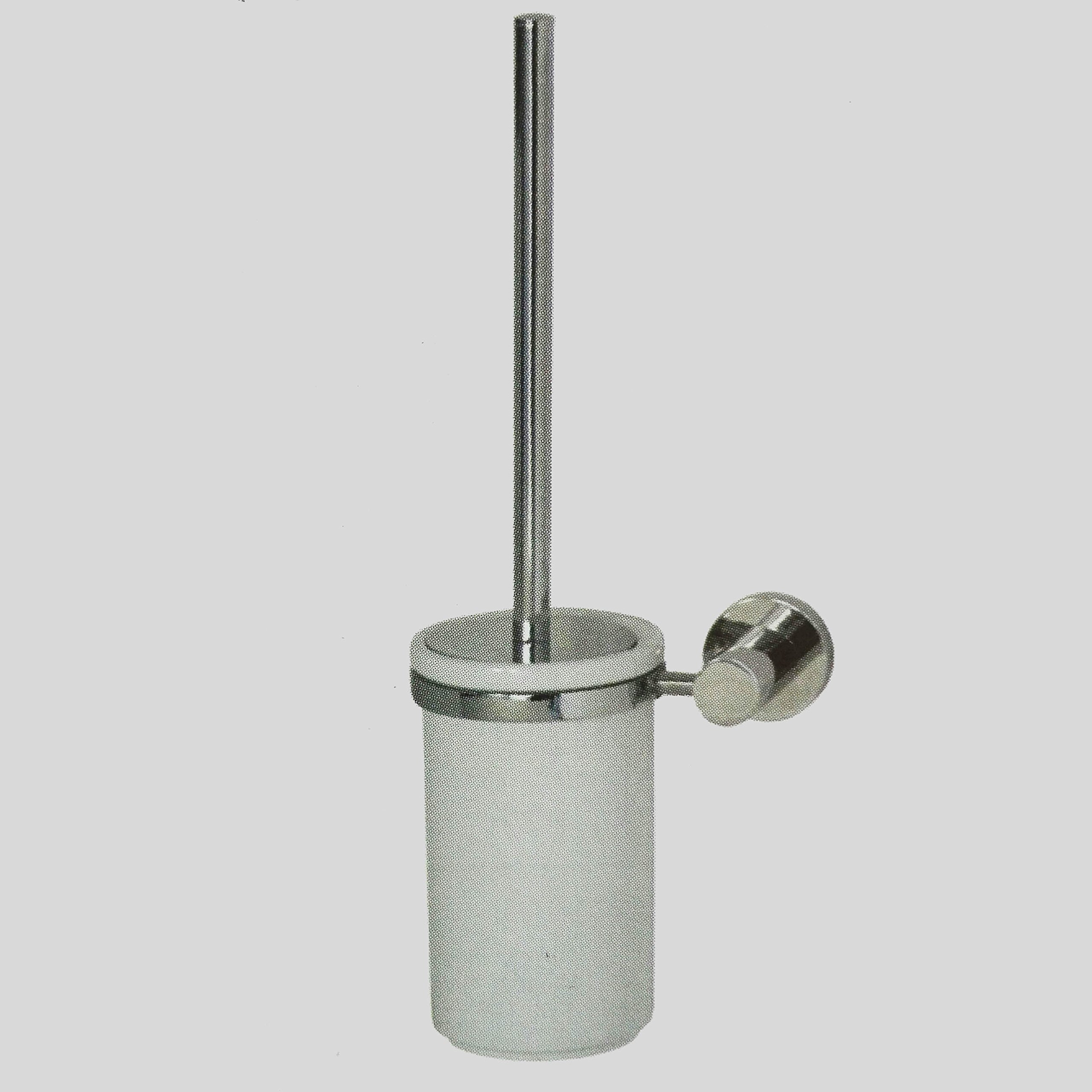 Brosse murale laiton chromé Millénium suspendue porte-brosse WC