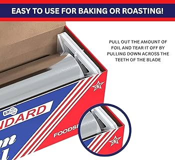 Amazon.com: EJY IMPORT Standard Premium Aluminum Foil | 12”x1000