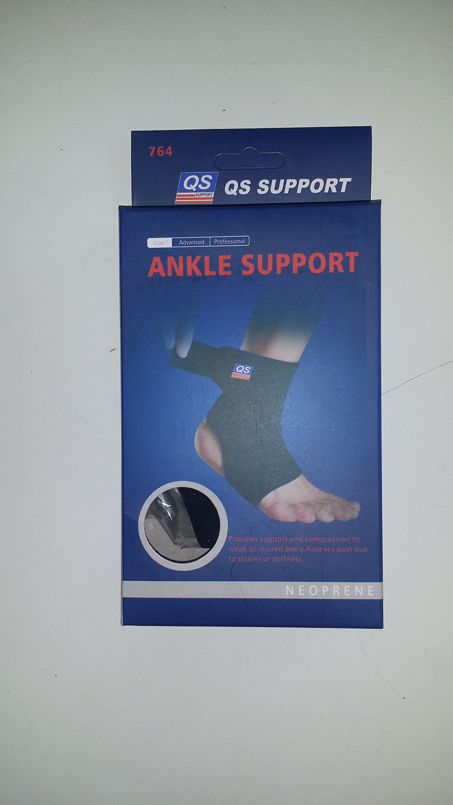 Breathable Neoprene Ankle Support, One Size, Black by MKT USA