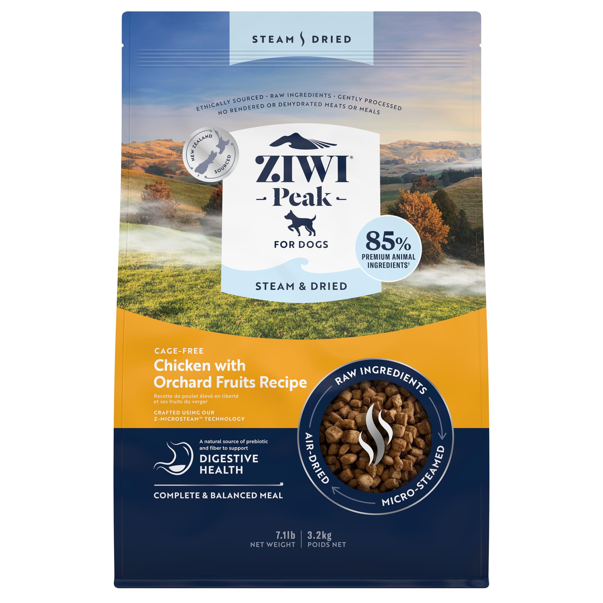ZIWIPeak Steam & Dried Chicken Recipe Dog Food 3.2KG