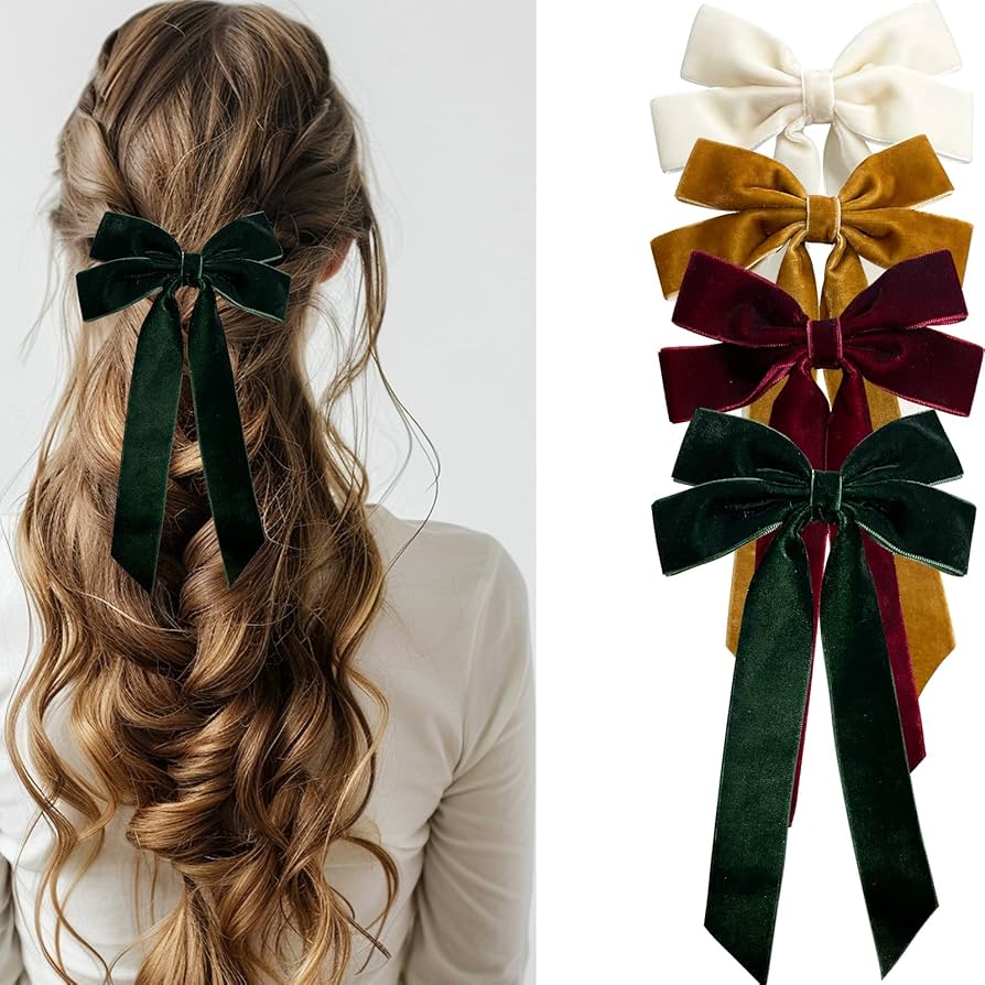 fetico VELVET BOW HAIR CLIP リボン ブラウン VELVET BOW HAIR CLIP – FETICO Official Online Shop