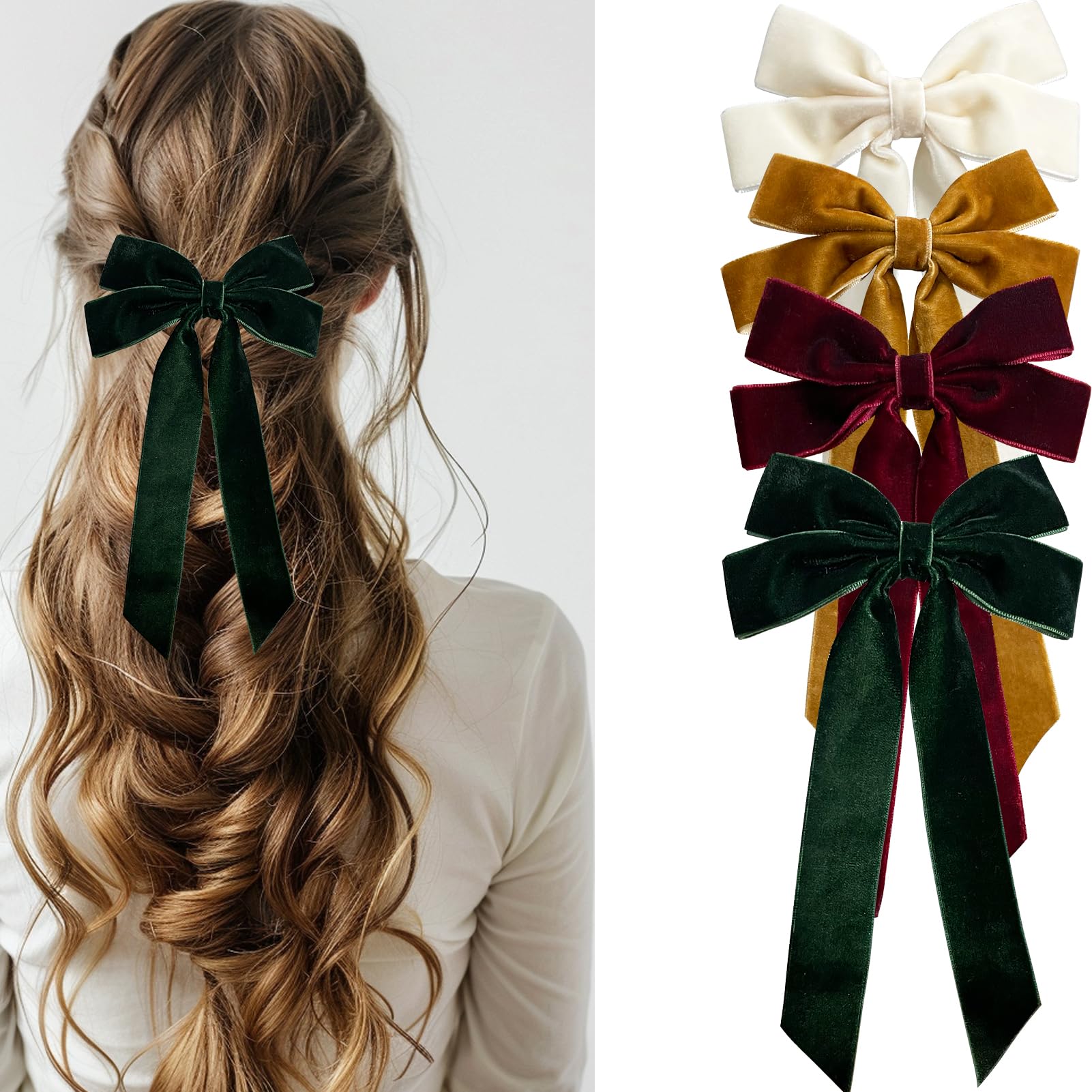 fetico VELVET BOW HAIR CLIP リボン ブラウン VELVET BOW HAIR CLIP – FETICO Official Online Shop