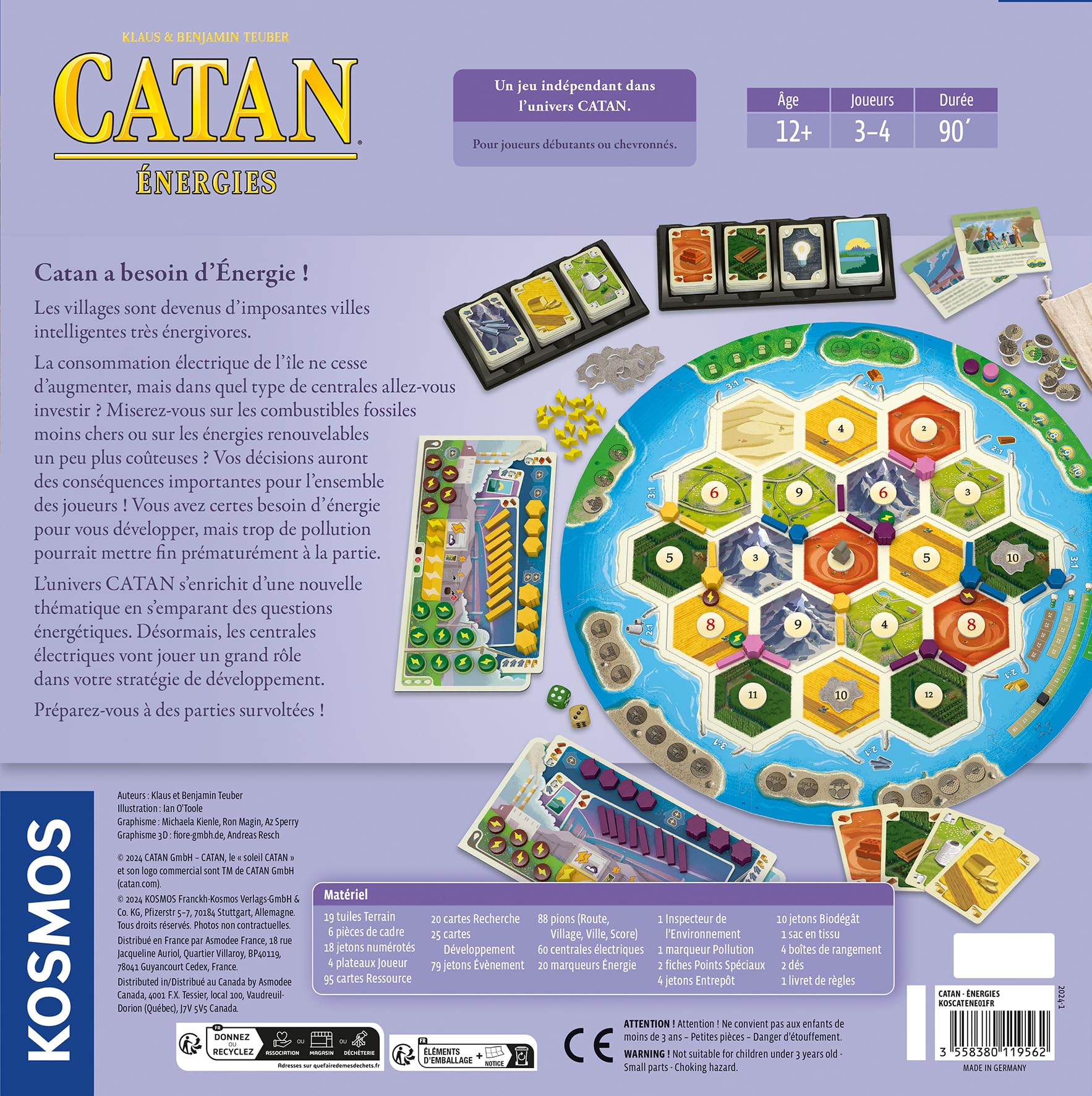 Catan - Extensión Bárbaros Y Comerciantes (Edición 2022) - Juego Mesa 3-4 Jugadores, 75 Min