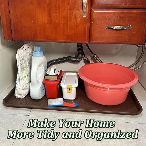 Miniatura 7 de Bandeja multifuncional grande para botas, paquete de 2 alfombrillas lavables para interiores o exteriores, para zapatos, botas, plantas, macetas,