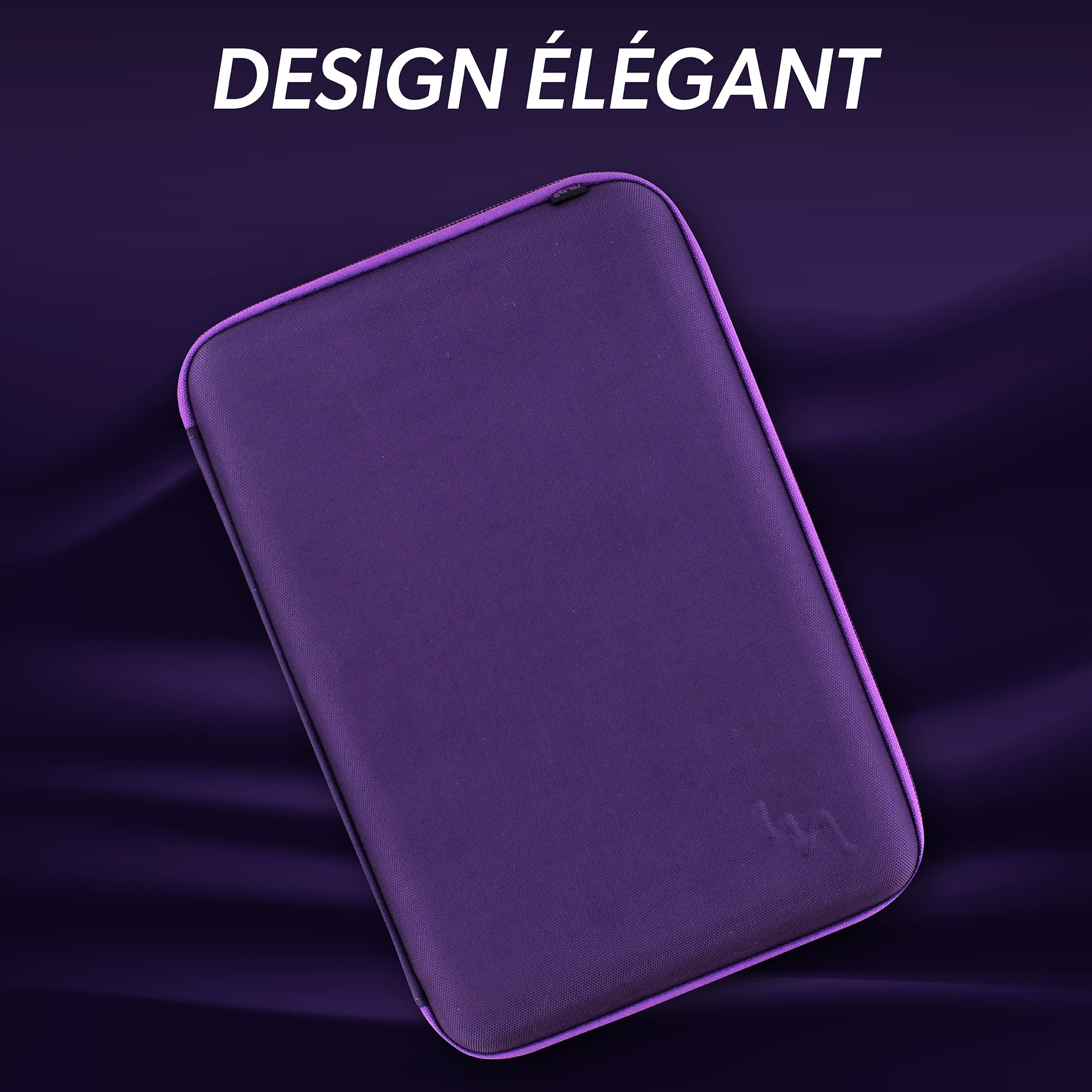 Custodia Universale Per Tablet Fino A 7 Pollici T'nB - Interno In Memory Foam, Protezione Antiurto, Nero